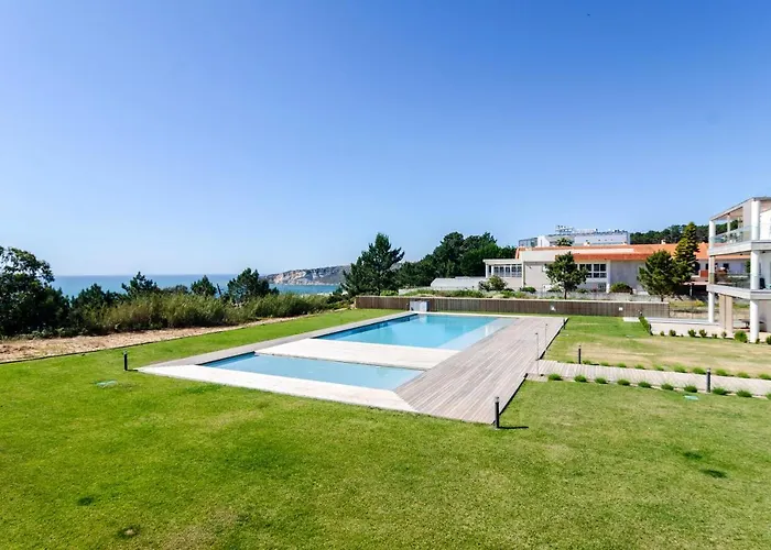 Appartement Mar A Vista - With Pool, Gym And Sea Views Nazaré