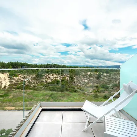 Apartment Mar A Vista - With Pool, Gym And Sea Views Nazare